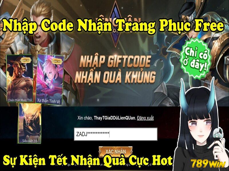 Nhận Giftcode 789WIN như nào để có hàng nghìn siêu ưu đãi giá trị