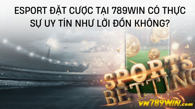 Esport đặt cược tại 789WIN có thực sự uy tín như lời đồn không?