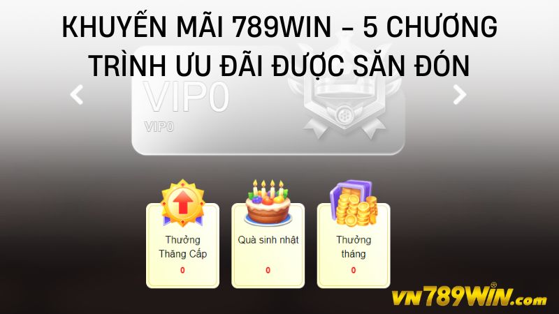 Khuyến mãi 789WIN - 5 chương trình ưu đãi được săn đón