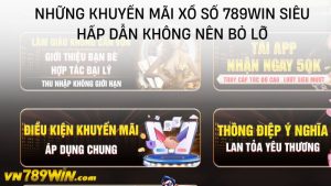 Những Khuyến Mãi Xổ Số 789WIN Siêu Hấp Dẫn Không Nên Bỏ Lỡ