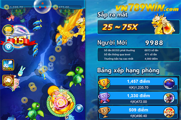 Hướng dẫn cách chơi game bắn cá CQ9 one shot tại 789WIN 